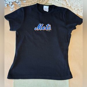 5th & Ocean Black Mets Kids Tee